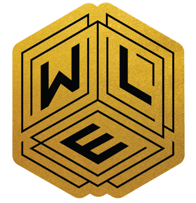 WLE-logo_centered gold texture shape